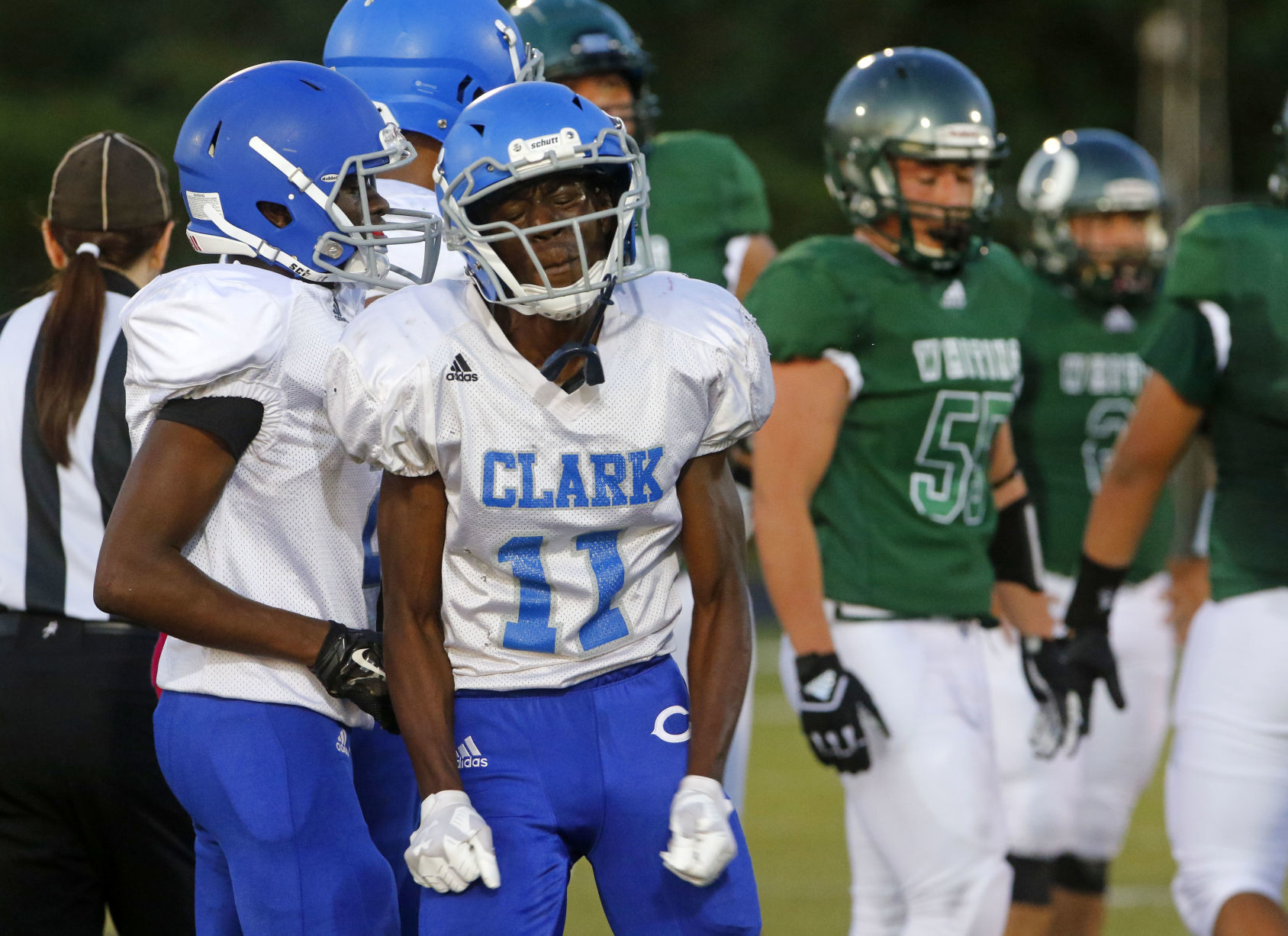 Clark at Whiting football